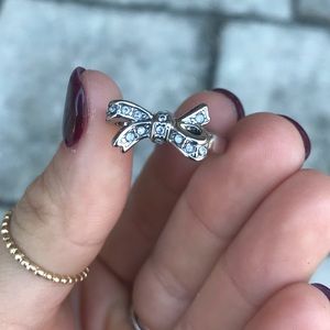 Juicy Couture 'Bows for a Starlet' Pavé Bow Ring